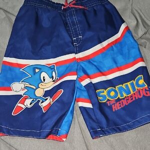 Sonic the Hedgehog Kids Swim Trunks - Blue